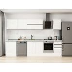 Alvinka 305X210 cm High Gloss Mutfak Dolabı M-E80S60S45-2 Beyaz - Suntalam
