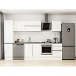 Alvinka 305X210 cm High Gloss Mutfak Dolabı MB-E90B45S50-2 Beyaz - Suntalam