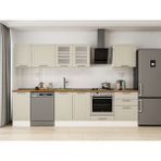 Alvinka 305X210 cm Klasik Mebran Mutfak Dolabı M-E80S45S60-3 Kumtaşı - Suntalam