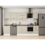 Alvinka 305X210 cm Klasik Mebran Mutfak Dolabı M-E80S60S45-2 Kumtaşı - Mdf