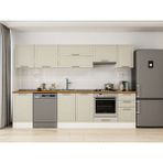 Alvinka 305X210 cm Klasik Mebran Mutfak Dolabı M-E90S50S45-1 Kumtaşı - Mdf