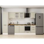 Alvinka 305X210 cm Klasik Mebran Mutfak Dolabı MB-E90B50S45-3 Kumtaşı - Suntalam