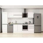 Alvinka 310X210 cm High Gloss Mutfak Dolabı MB-E80B50S60-2 Beyaz - Suntalam