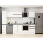 Alvinka 310X210 cm High Gloss Mutfak Dolabı MB-E90B40S60-2 Beyaz - Suntalam