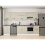 Alvinka 310X210 cm Klasik Mebran Mutfak Dolabı M-E80S60S50-1 Kumtaşı - Suntalam