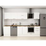 Alvinka 310X210 cm Klasik Mebran Mutfak Dolabı M-E80S60S50-2 Beyaz - Mdf