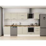 Alvinka 310X210 cm Klasik Mebran Mutfak Dolabı M-E80S60S50-2 Kumtaşı - Mdf
