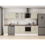 Alvinka 310X210 cm Klasik Mebran Mutfak Dolabı M-E90S40S60-3 Kumtaşı - Suntalam