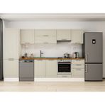 Alvinka 310X210 cm Klasik Mebran Mutfak Dolabı MB-E80B60S50-1 Kumtaşı - Suntalam