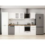 Alvinka 310X210 cm Klasik Mebran Mutfak Dolabı MB-E80B60S50-3 Beyaz - Mdf