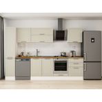 Alvinka 310X210 cm Klasik Mebran Mutfak Dolabı MB-E90B40S60-2 Kumtaşı - Suntalam