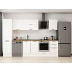 Alvinka 310X210 cm Klasik Mebran Mutfak Dolabı MB-E90B50S50-2 Beyaz - Suntalam