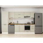 Alvinka 310X210 cm Klasik Mebran Mutfak Dolabı MB-E90B60S40-1 Kumtaşı - Mdf