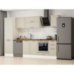 Alvinka 310X210 cm Klasik Mebran Mutfak Dolabı MB-E90B60S40-2 Kumtaşı - Suntalam