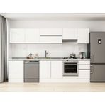Alvinka 315X210 cm High Gloss Mutfak Dolabı M-E90S60S45-1 Beyaz - Suntalam