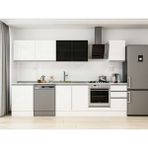 Alvinka 315X210 cm High Gloss Mutfak Dolabı M-E90S60S45-3 Beyaz - Suntalam