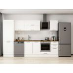Alvinka 315X210 cm Klasik Mebran Mutfak Dolabı MB-E90B60S45-2 Beyaz - Suntalam
