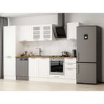 Alvinka 315X210 cm Klasik Mebran Mutfak Dolabı MB-E90B60S45-3 Beyaz - Suntalam