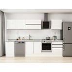 Alvinka 320X210 cm High Gloss Mutfak Dolabı M-E90S50S60-2 Beyaz - Suntalam