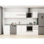 Alvinka 320X210 cm High Gloss Mutfak Dolabı M-E90S60S50-2 Beyaz - Suntalam