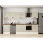 Alvinka 320X210 cm Klasik Mebran Mutfak Dolabı M-E80S60S60-2 Kumtaşı - Suntalam