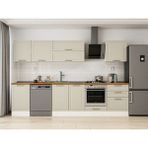 Alvinka 320X210 cm Klasik Mebran Mutfak Dolabı M-E90S50S60-2 Kumtaşı - Suntalam