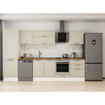Alvinka 320X210 cm Klasik Mebran Mutfak Dolabı MB-E80B60S60-2 Kumtaşı - Mdf