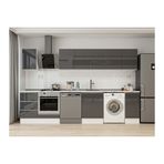 Alvinka 330X210 cm Hg_j Mutfak Dolabı Antrasit - Suntalam