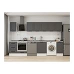 Alvinka 330X210 cm Mbr_a Mutfak Dolabı Antrasit - Suntalam
