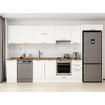 Alvinka 360X222 cm Klasik Mebran Mutfak Dolabı MB-E80S40S40-1 Beyaz - Mdf