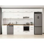 Alvinka 365X240 cm Klasik Mebran Mutfak Dolabı MB-E80S45S40-1 Beyaz - Suntalam