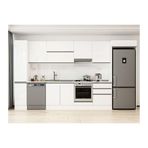 Alvinka 380X222 Cm Mutfak Dolabı, Mbb E80B40S60 1 Beyaz Suntalam