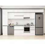 Alvinka 380x240 Cm High Gloss Mdf Mutfak Dolabı Beyaz Beyaz Mbb-e90b45s45-1