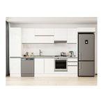 Alvinka 385X222 Cm Mutfak Dolabı, Mbb E90B50S45 1 Beyaz Suntalam