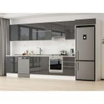 Alvinka 390X222 cm High Gloss Mutfak Dolabı MB-E80S60S50-1 Antrasit - Suntalam