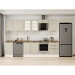 Alvinka 390X222 cm Klasik Mebran Mutfak Dolabı MB-E80S50S60-3 Kumtaşı - Mdf - Kum Beji
