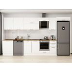 Alvinka 390X222 cm Klasik Mebran Mutfak Dolabı MB-E90S60S40-2 Beyaz - Suntalam