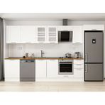 Alvinka 390X222 cm Klasik Mebran Mutfak Dolabı MB-E90S60S40-3 Beyaz - Suntalam