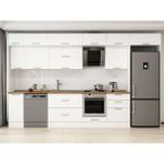 Alvinka 390X240 cm Klasik Mebran Mutfak Dolabı MB-E90S40S60-2 Beyaz - Mdf