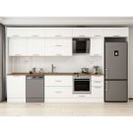 Alvinka 390X240 cm Klasik Mebran Mutfak Dolabı MB-E90S60S40-2 Beyaz - Mdf