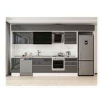 Alvinka 390X240 Cm Mutfak Dolabı, Mb E90S40S60 3 Antrasit Suntalam