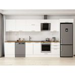 Alvinka 400X222 cm Klasik Mebran Mutfak Dolabı MB-E90S60S50-2 Beyaz - Mdf