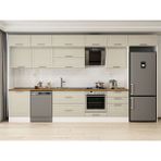 Alvinka 400X240 cm Klasik Mebran Mutfak Dolabı MB-E80S60S60-2 Kumtaşı - Mdf - Kum Beji