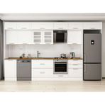 Alvinka 400X240 cm Klasik Mebran Mutfak Dolabı MB-E90S50S60-3 Beyaz - Suntalam