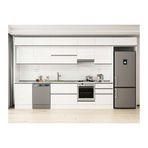 Alvinka 400X240 Cm Mutfak Dolabı, Mb E80S60S60 1 Beyaz Suntalam