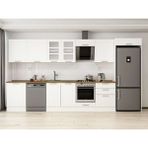 Alvinka 410X222 cm Klasik Mebran Mutfak Dolabı MB-E90S60S60-3 Beyaz - Mdf