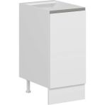 Alvinka Mutfak Modül Hg_j Alt 1K1R 40CM Dolap Beyaz Beyaz Mdf - Gövde:Mdf