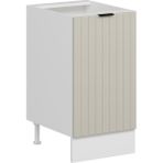 Alvinka Mutfak Modül Mbr_b Alt 1K1R 45CM Dolap Beyaz Kumtaşı Mdf - Gövde:Mdf