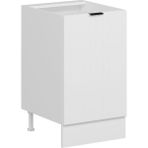 Alvinka Mutfak Modül Mbr_b Alt 1K1R 50CM Dolap Beyaz Beyaz Mdf - Gövde:Mdf