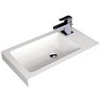 Alvit 25x45 Tezgah Üstü Lavabo Beyaz